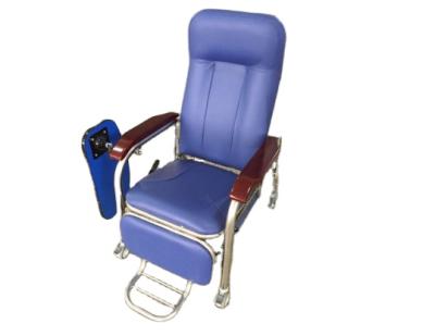 China SY-510A Medical Grade Age Care Blood Transfusion Chair Donation Couch Traditional Nursing Home Furniture Chair With Wheels for sale