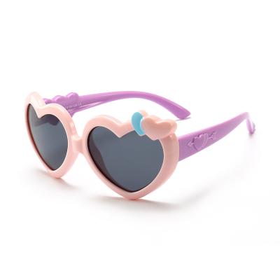 China 2021 new fashion children's sunglasses sunglasses fashion heart shape children's sunglasses for sale