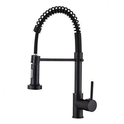 China Pull Out Spray Factory Price Torneira Stainless Steel Cheap Multicolor Spring Kitchen Faucet for sale