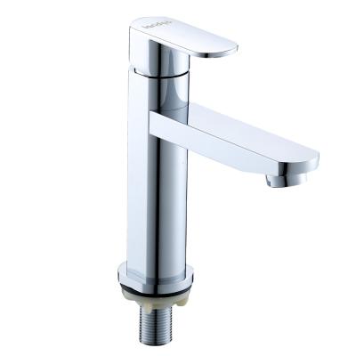 China Other Faucet Manufacturer Direct Water Brass Chrome Plated Single Cold Sink Faucet Bathroom Faucet for sale