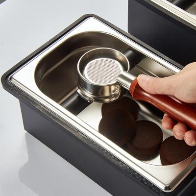 China Sustainable Factory Supply Stainless Steel Anti Corrosion Space Saving Coffee Knock Box Drawer for sale