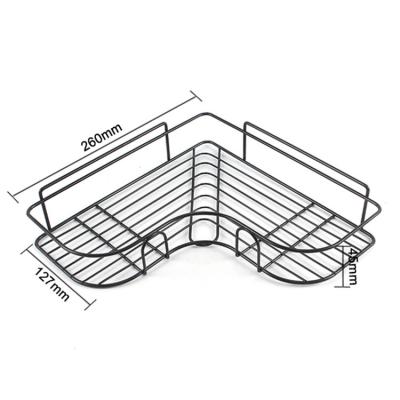 China Sustainable Factory Supply Stainless Steel Anti Corrosion Space Saving Bathroom Corner Shower Shelf For Cosmetic Organizer for sale