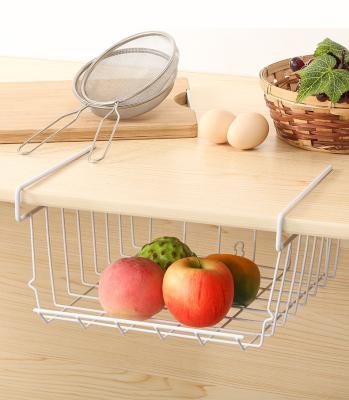 China Modern Economical Hot Popular Removable Professional Made Storage Hanging Basket For Kitchen for sale