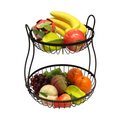 China Sustainable Economical Hot Popular Removable Professional Made Fruit Design Basket For Kitchen for sale