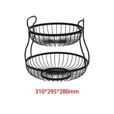 China Sustainable Factory Supply Cost Effective Durable Material Easy Cleaning Fruit Steel Basket For Dining Table for sale