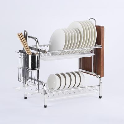 China Multiuse Viable Hot Selling Polishing Kitchen Holding Rustproof Drying Dish Rack for sale