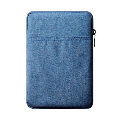 China New Canva Canvas Drop-Resistant Handle Bag Laptop Sleeve Shockproof Tablet Pouch Bag For Kids iPad mini2 mini3 mini4 mini5 with pocket for sale