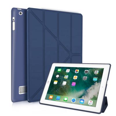 China Ultra Thin Soft Shockproof Tablet Case For Apple iPad 3 For iPad 234 PU Leather With Luxury Soft TPU Back Cover for sale