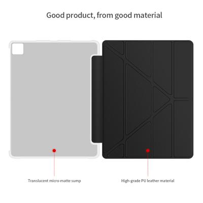 China iPad Pro12.9incn 2020 Hard Leather Magnetic Stand Cover For iPad Pro12.9incn 2020 Matte Top-Ranking PU Tablet PC Tablet Case Cover for sale