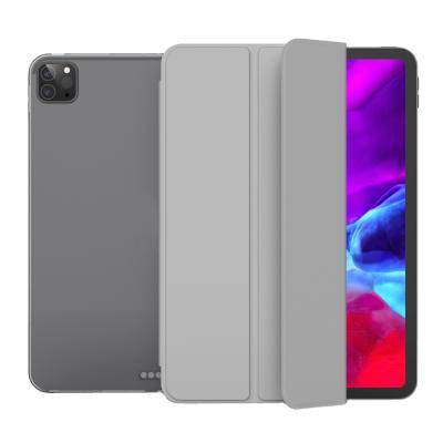 China Hot-selling Soft Clear TPU Cover Magnetic TPU Stand Case For iPad Pro 12.9 20 iPad 12.9 2021 Flip Case For Smart Tablet Case Cover for sale