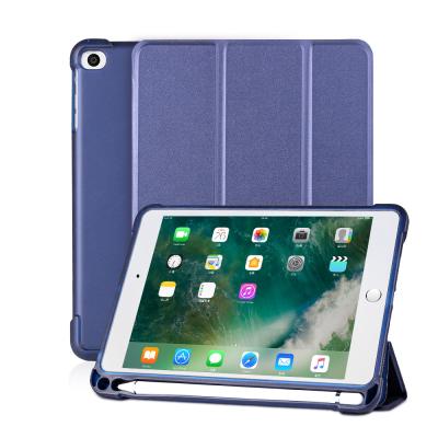 China Four-corner Airbag Holder Favorite Magnetic Case TPU Hard Silicone Cover with Pencil Holder for iPad Mini2 Mini3 Mini4 Mini5 Flip Case Tablet Cover for sale