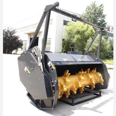 China Construction worksÂ   HCN 0513 Forestry Mulcher For Excavator Strapped Mulcher for sale