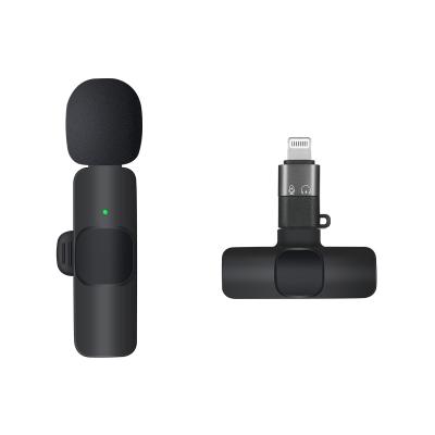 China Lavalier Microphone Vlog Video Lavalier Microphone Lapel Phone 2.4g Wireless Plug and Wireless Microphonemobile Tablet for sale