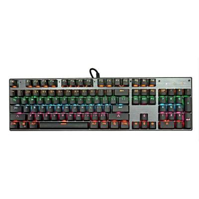 China 2020 Radio Cool Blue Backlight RGB Mechanical Gaming Keyboard for sale