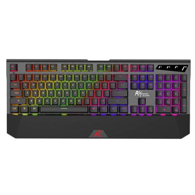 China Erono Mechanical Full Color Switches RGB LED Backlit Keys Wired 104 Key Gamer Gaming Mechanical Keyboard for sale