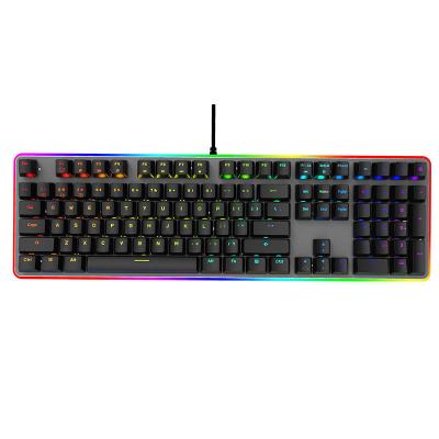 China Erono wired kludge rk919 108keys 108 computer rgb backlit mechanical keyboard gaming rk royal keys 919 for sale