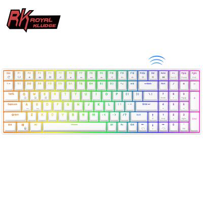 China Kludge RK100 Royal Hotswappable rk RGB Programmable tkl Hotswappable usb pc gaming rgb rechargeable mechanical gamer teclado for sale