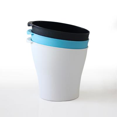 China Free Sample 8L Sustainable Plastic Trash Bins Bin Box Recycle Waste Bin Toilet Waste Restaurant Home Can Kitchen Plastic Trash Can for sale