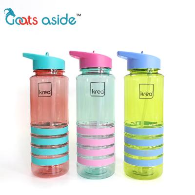 China Large Water Bottle 760ml Milk Carton Clear Plastic Portable Clear Plastic Water Bottle Kids Sustainable Sports Water Bottle for sale