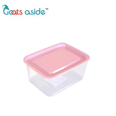 China 1400ML Microwavable Food Storage Container With Lid Set Safe Microwave Oven Freezer Containers With Lid for sale