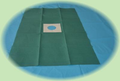 Cina Green Medical Adhesive Disposable Fenestrated Drape For Hospital Clinic Surgery in vendita