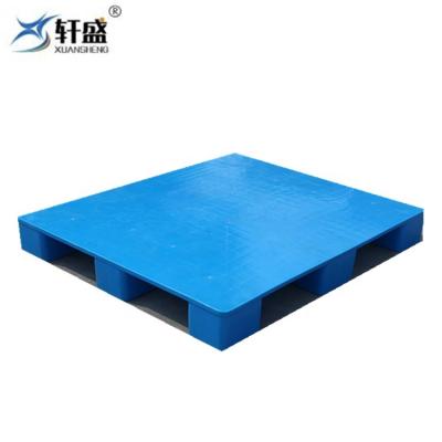 China Single Faced Plastic Pallet 4t Static HDPE Plastic Pallet Warehouse Storage Big New Flat Feet for sale