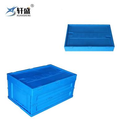 China Custom Solid PP Heavy Duty Collapsible Box Large Sealable Plastic Storage Container With Lid for sale