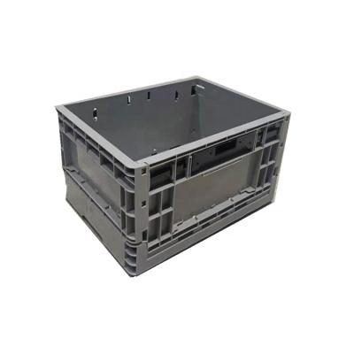 China Folding Folding Storage Boxes Industry Use EU Standard Turnover Plastic Box For Warehouse Storage for sale