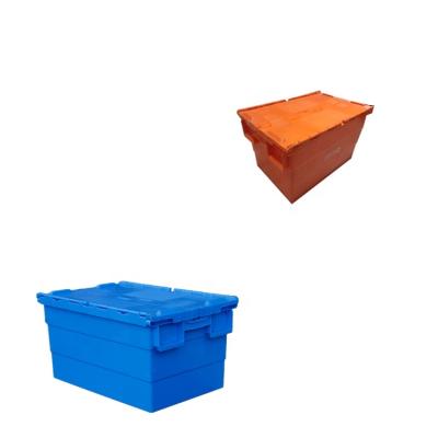 China Recyclable Virgin PP Material Stackable No Foldable Plastic Movable Box for sale