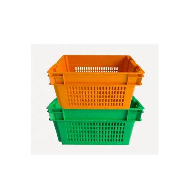 China Recyclable Wholesale Cheap Price Plastic Fruit Crate For Supermarket for sale