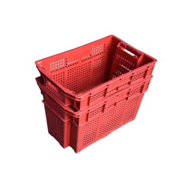 China Recyclable Cheap Price Light Duty Plastic Storage Crate For Fruit And Vegetable Storage In Farm for sale