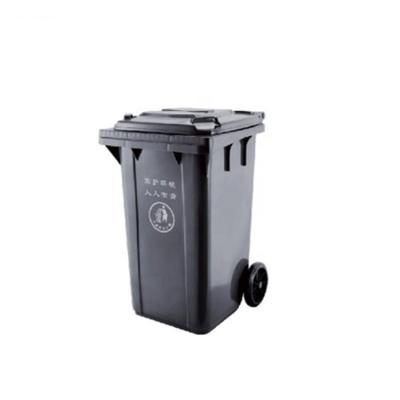 China Sustainable Wholesale 120L EN840 HDPE Outdoor Plastic Trash Bin for sale