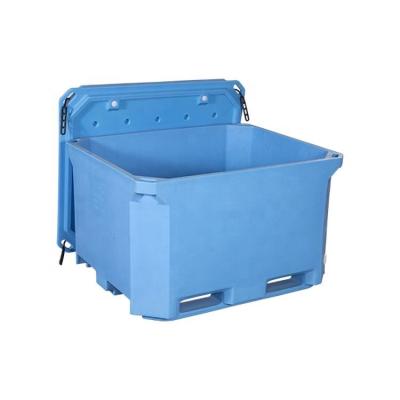 China PE+PU Manufacturers Programmed Direct Selling Cold Chain Portable Transport Preserved Frozen Seafood Boxes for sale