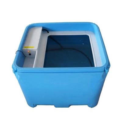 China Good Price 400Litre LLDPE+PU Large Capacity Insulated Fish Box Coolers for sale