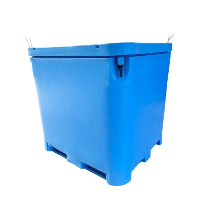 China LLDPE+PU Factory Supply Frozen Seafood Container Seafood Packaging Transport Box for sale