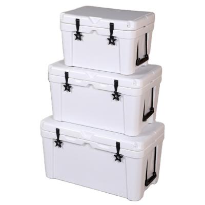 China Waterproof Roto Molded Custom Rotomolded Color Ice Cooler Plastic Ice Box Coolers for sale