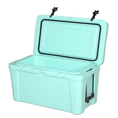 China Waterproof Outdoor Lunch Picnic Fishing Portable Camping Ice Cooler Box Rotomolded Coolers for sale