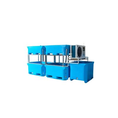 China New type seafood aquaculture aquarium stand large capacity 1230mm*1030mm*440mm aquarium for sale