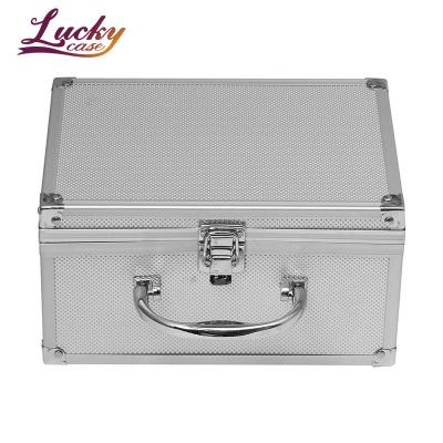 China Universal Aluminum Heavy Duty Shockproof Dustproof Waterproof Barber Hard Toolbox Storage Box Tool Case Frame Tattoo Utensil Cases for sale