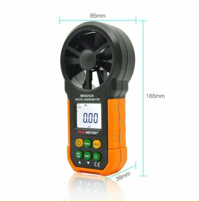 China Anemómetro digital portátil Tester de velocidad del viento con batería 1 * 9V 6F22 en venta