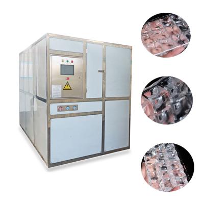 China Clear 2T 3T 5T ​​10T Industrial Transparent Ice Block Maker Machine For Making Sphere Ice Big Cube Ice Cube Machine Maker for sale