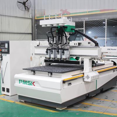 China Furniture Industry Four Process Wood CNC Router Engraving Machine ATC MDF Working Engraving Drilling Cutting Router CNC Machine for sale