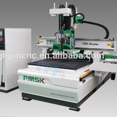 China Wooden Panel Furniture Plasticboard PMSK Advertising CNC Router With Disc ATC for sale