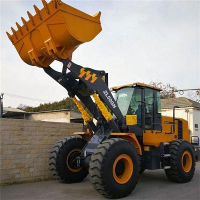 China Building Material Stores Cruking 5 Ton Front Loader ZL50GN Wheel Loader For Sale In Fiji for sale