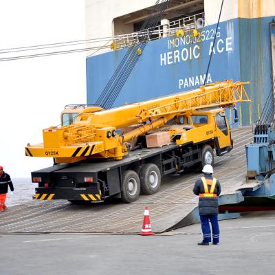 China TRUCK CRANE Official Used QY25K 25 ton truck crane with moving arm lifting boom for sale for sale