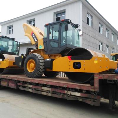 China Construction Material Shop 14ton Mechanical Single Drum Vibrating Compactor , Road Roller XS143J for sale