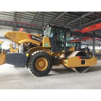 China Building Material Shops Official 14ton Single Drum Vibratory Road Roller XS143J for sale