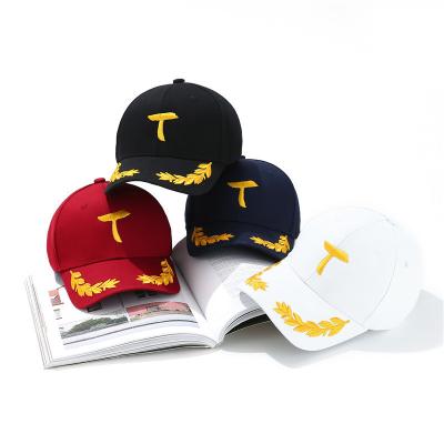 China JOINT Cheap Sports Cap Cotton 4 Colors 3D Embroidery Logo Summer Adjustable Hat For Women Mens for sale