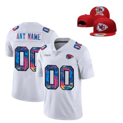 China Wholesale breathable kc jersey white soccer jerseys customized custom Birm hats American embroidery soccer best multicolor jersey for sale