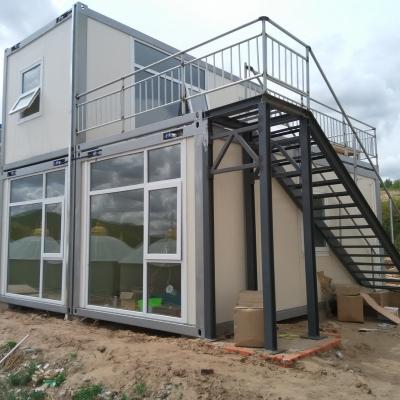 China eco-friendly & Recyclable Low Cost Prefab Folding Flat Pack Shipping Container House for sale